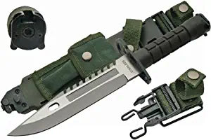 13" M-9 Bayonet Military Style Tactical Saw Back Knife