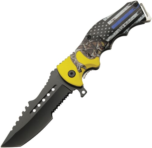 Rite Edge Police Patriot LInerlock Pocket Knife A/O