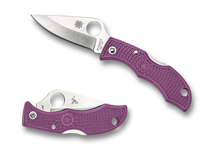 Spyderco Ladybug 3 Knife Purple FRN