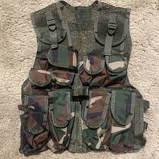 KAS Woodland Combat Vest  Small