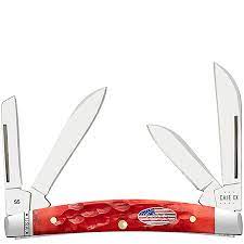 Case XX Small Congress Standard Jig Dark Red Bone Stainless Steel 10747