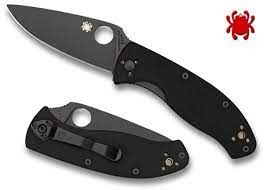 Spyderco TENACIOUS G-10 BLACK / BLACK BLADE