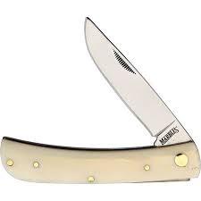 Marbles 579 Work Knife White Smooth Bone