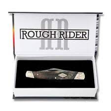 Rough Rider Rr1775 Titanium Black Large Moose Folding Pocket Knife