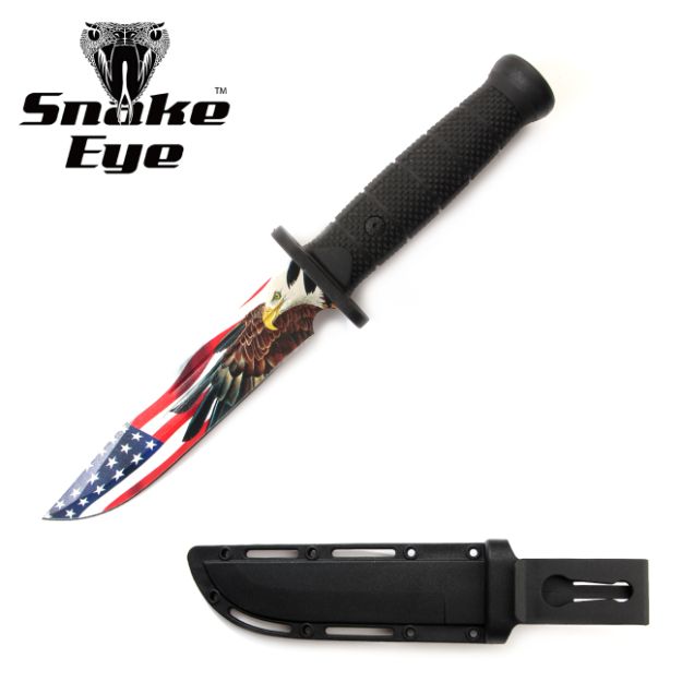 Snake Eye Fixed Blade Hunting Knife (SE-5127EG)