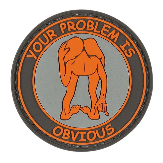 Voodoo YOUR PROBLEM IS OBVIOUS - RUBBER PATCH