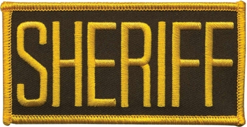 Sheriff Chest Patch, Hook, 4x2"