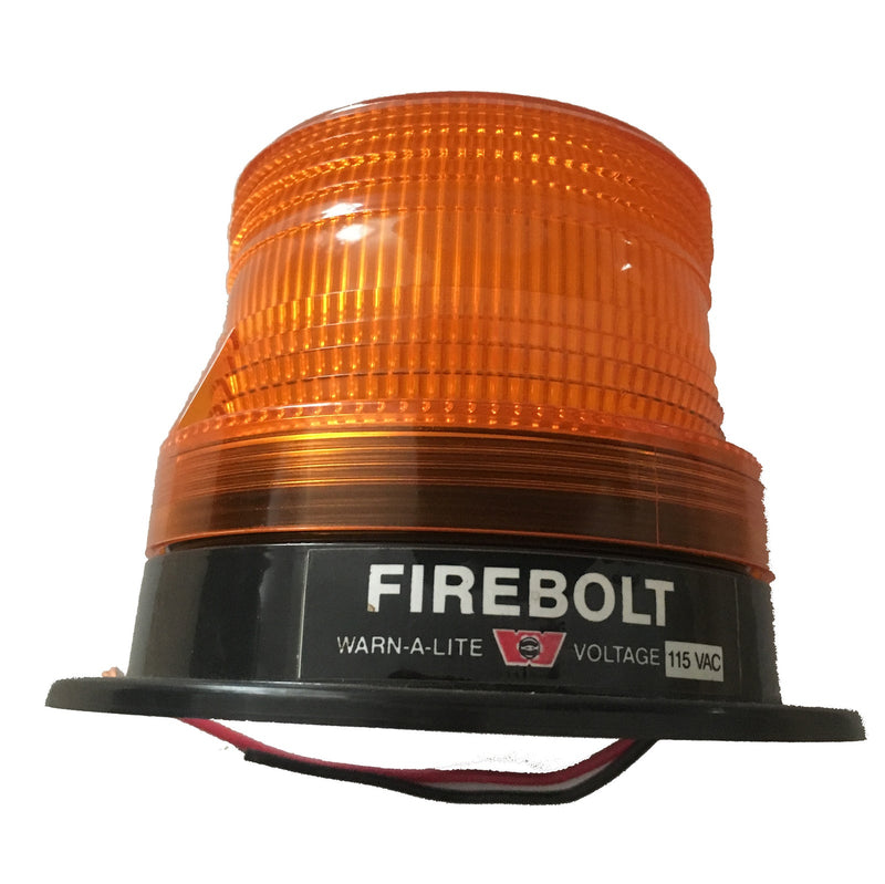 Target Tech Firebolt Strobe Light ORANGE 12-48 VDC Amber Light WORKS Car Light