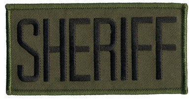 Sheriff Chest Patch, Hook, Medium, 4x2"