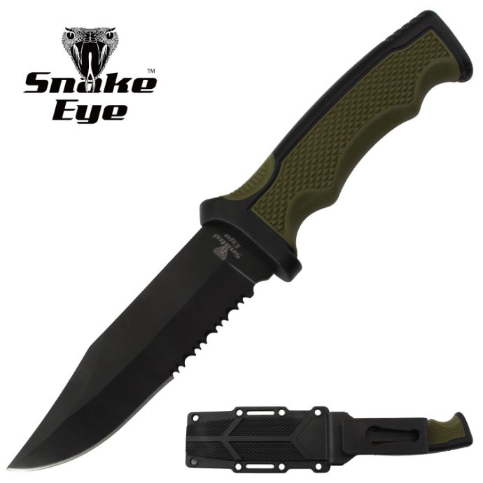 Snake Eye Fixed Blade Hunting Knife (SE-5236-3)