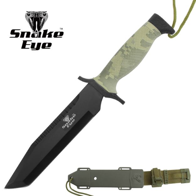 Snake Eye Tactical Fix Blade Knife (SE-676TC)