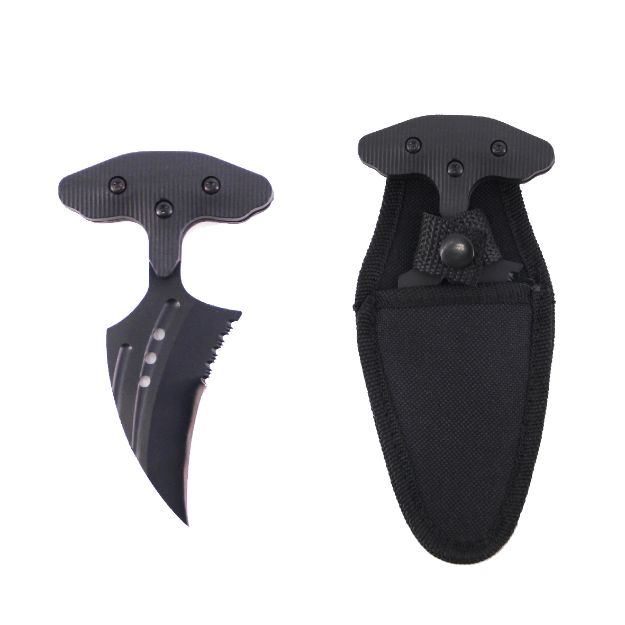 Snake Eye Tactical Push Dagger  with Nylon Case