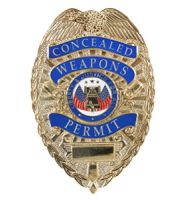 Smith & Warren Concealed Weapons Permit Badge