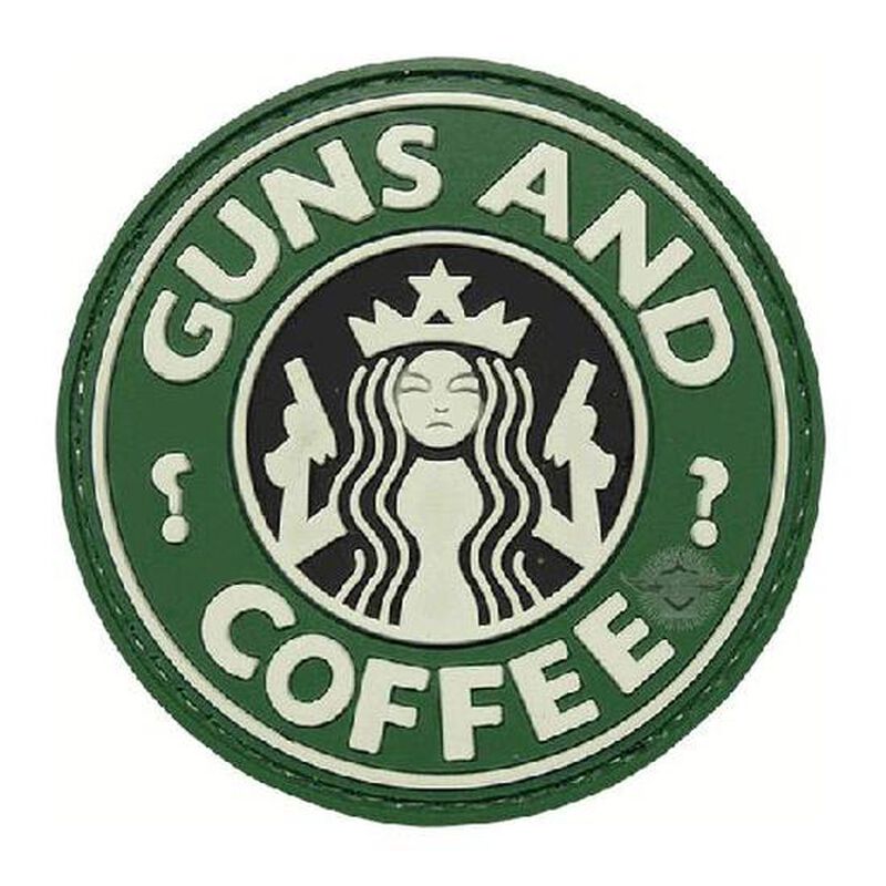 5ive Star Gear PVC Guns and Coffee Morale Patch