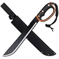 Snake Eye Full Tang Fixed Blade Machete w/ Sheath