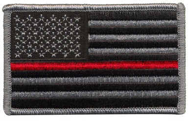 U.S. Flag Patch, Colored Stripe, 3-3/8x2"