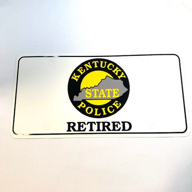 KSP Retired License Plate