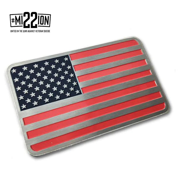 AMERICAN FLAG VEHICLE EMBLEM