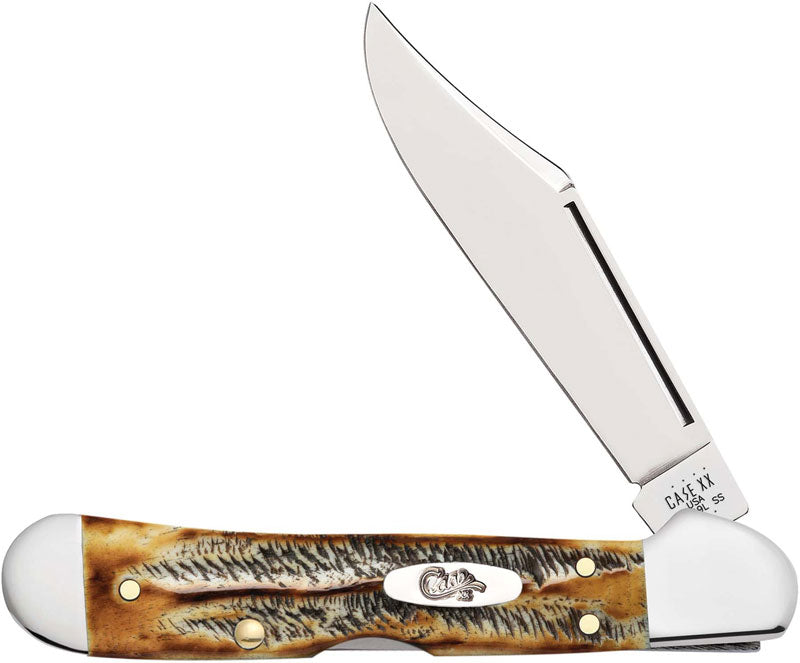 Case Mini CopperLock Knife 65327 - BoneStag