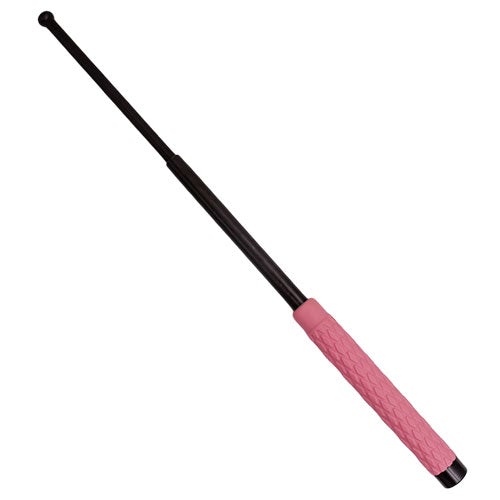 Tiger Xtreme 21 Inch Pink Rubber Grip Expandable Baton