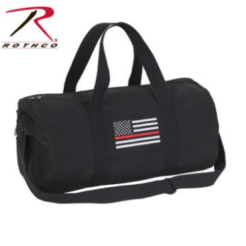 Rothco Thin Red Line Canvas Shoulder Duffle Bag - 19 Inch