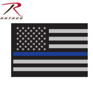 Rothco Thin Blue Line Flag Decal (1293)