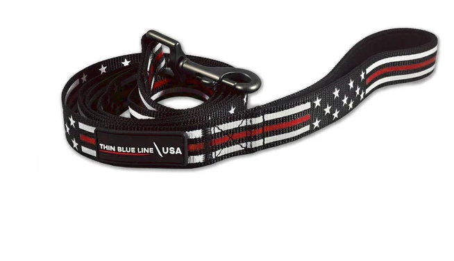 Thin Red Line Stars & Stripes Dog Leash