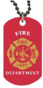 Fire Dept Dog Tag