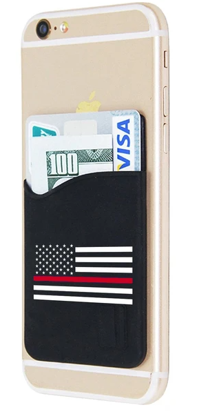 Thin Red Line Credit Card Holder