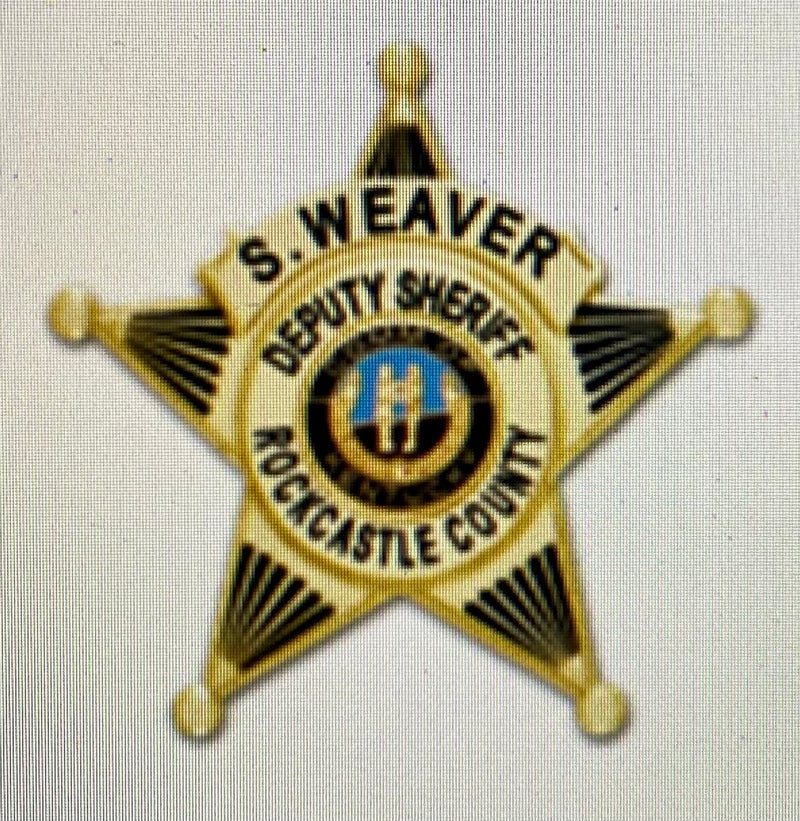 Smith & Warren Rockcastle County Sheriff 5 Point Star Badge (S261)