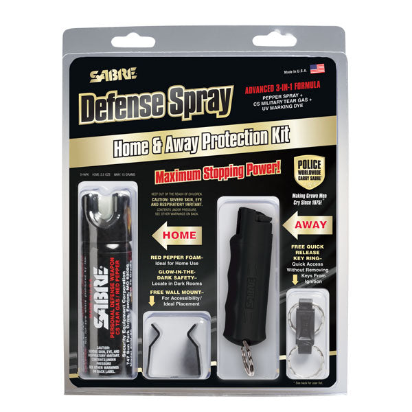 Sabre Defense Spray Home & Away Protection Kit