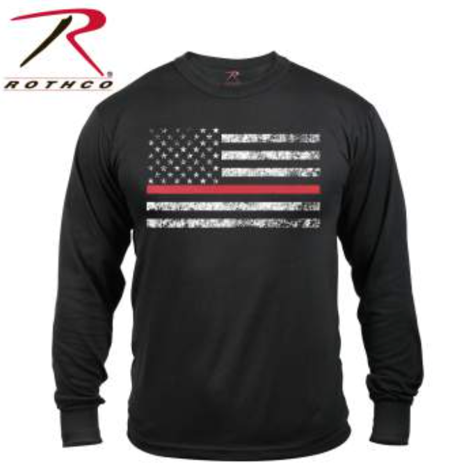 Rothco Thin Red Line Long Sleeve T-shirt