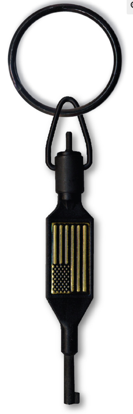 ZAK Tool Swivel Key with USA Medallion