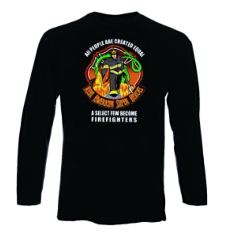 Hero's Pride Firefighter Long Sleeve T-Shirt