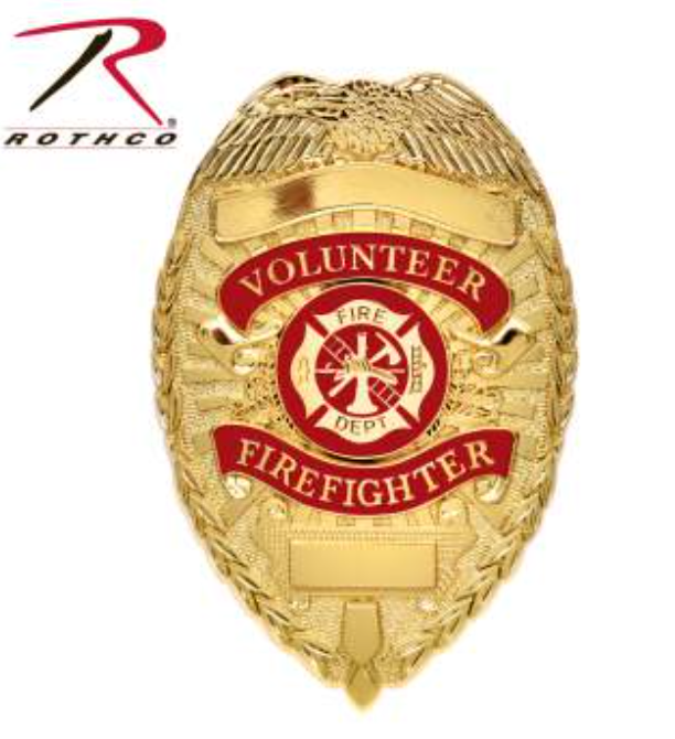 Rothco Deluxe Fire Department Badge