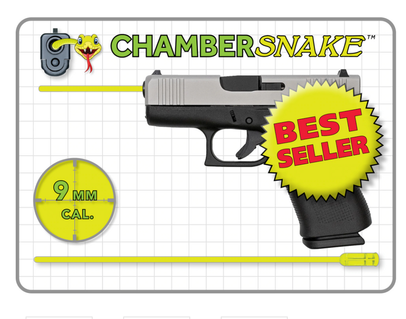 Ammo-Safe ChamberSnake for 9mm Handguns (old Ammosafe: AS9)