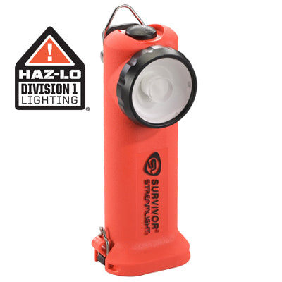 Streamlight Survivor Right Angle LED Light - Alkaline Model (Orange)