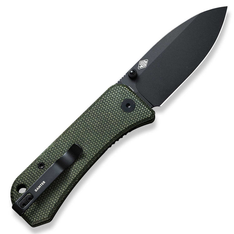 WeKnife Banter - Green Miscarta EDC Pocket Knife