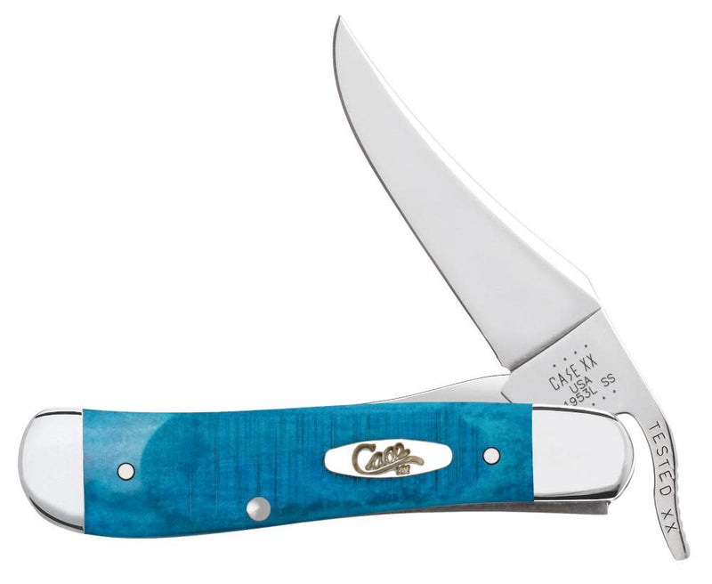 Case XX™ Sawcut Jigged Caribbean Blue Bone Russlock 25589