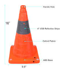 Victor 00238-8 16" Sport & Safety Collapsible Cone