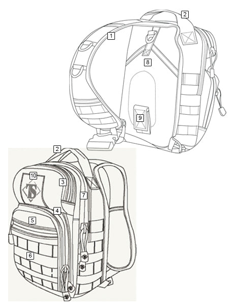 Tru-Spec Trek Sling Pack