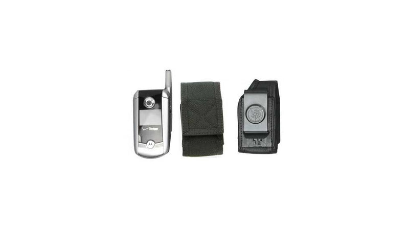 DeSantis Black - E-Z Draw Nylon Cell Phone Holster