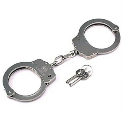 Vipertek Double Lock Handcuffs (Silver)