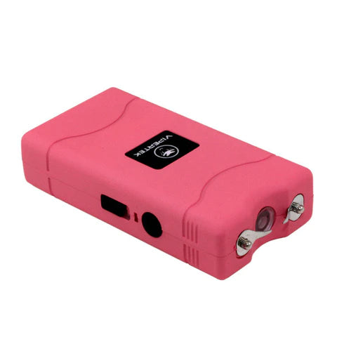 VIPERTEK VTS-880 - Mini Stun Gun - Rechargeable with LED Flashlight, Pink Taser